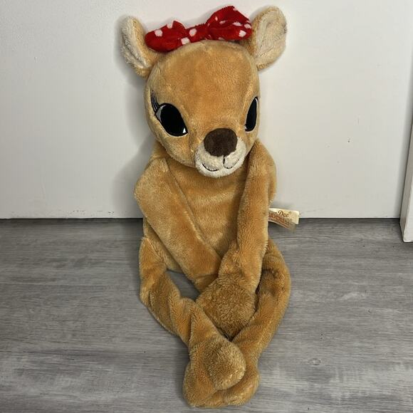 Dan Dee collectors choice Rudolph the red nosed reindeer Velcro huggable plush - Picture 3 of 6